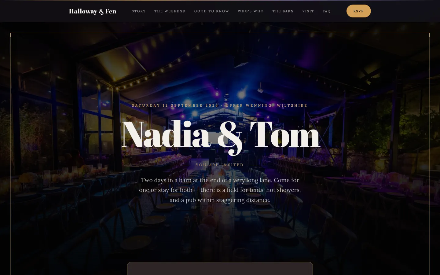 The Event design
