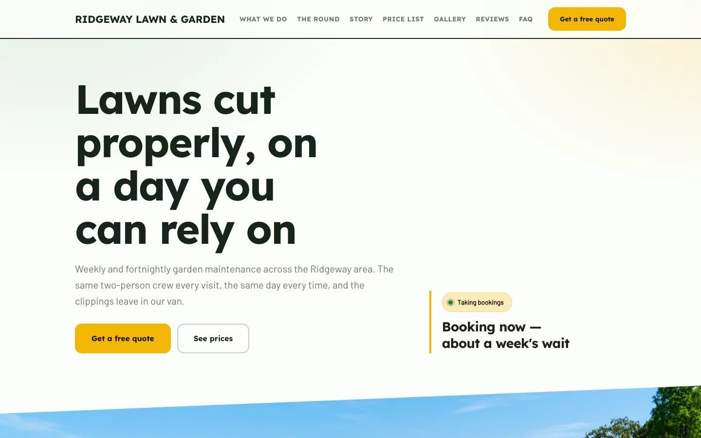 The Local service design