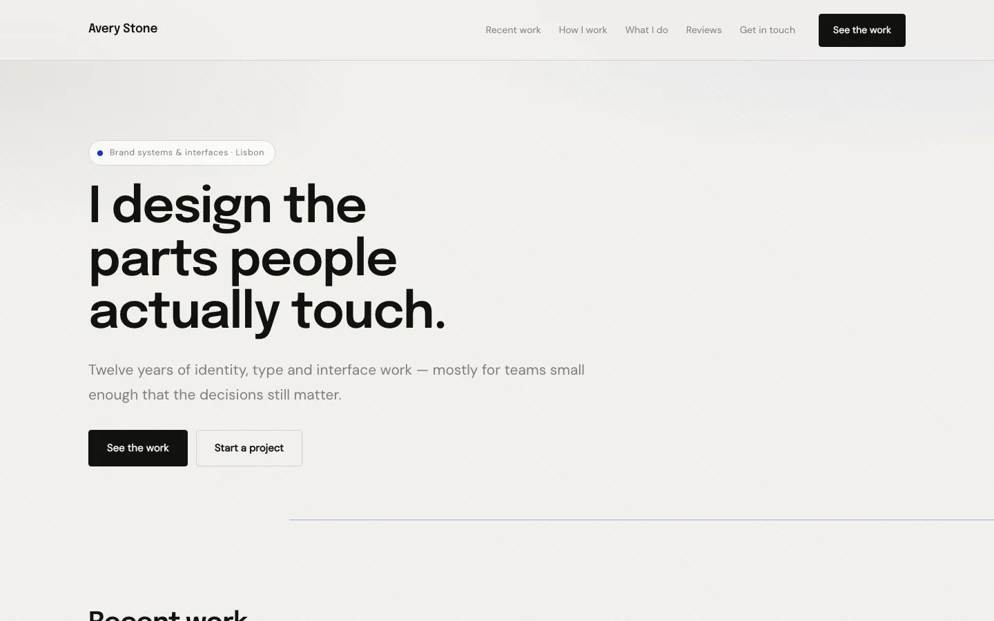 The Portfolio design